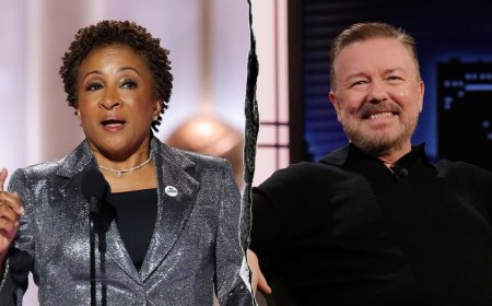 Wanda Sykes accepts Golden Globe on behalf of Ricky Gervais, thanks 'God and the trans community'