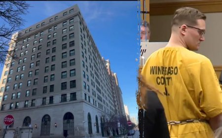 SEE IT: Police guard Chicago home of surgeon ex charged in Ohio dentist double murder