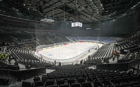 NHL fans mock Italy's Olympic hockey arena for tiny jumbotron amid mounting criticism
