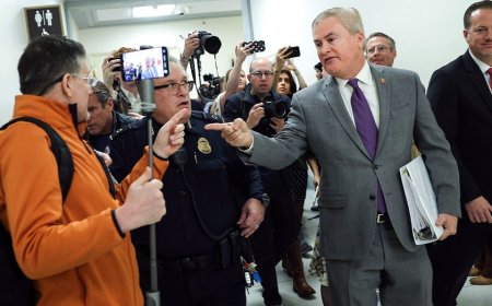 Comer rips 'paid disrupter' as briefing on Clinton contempt push devolves into chaos