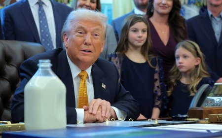 Whole milk headed back to school cafeterias after Trump signs law as experts tout benefits