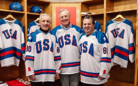 1980 USA hockey team members 'Run Back the Miracle' in Lake Placid reunion