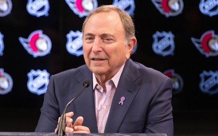 NHL commissioner says he 'binged' new hockey reality show 'in one night,' reaffirms stance on Pride jerseys