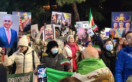 Georgian demonstrators watch Iran closely as their own protests grind on