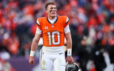 Broncos quarterback Bo Nix suffers season-ending injury during playoff win vs Bills