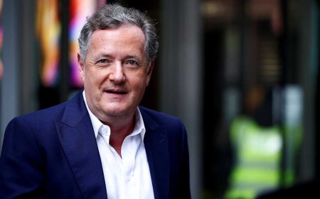 Piers Morgan suffers broken leg after tripping at London restaurant