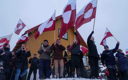 NBA heckler yells 'Leave Greenland alone' during US national anthem at London game
