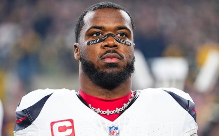 Texans' Azeez Al-Shaair talks fine for pro-Palestinian message on eye tape: 'It's bigger than me'