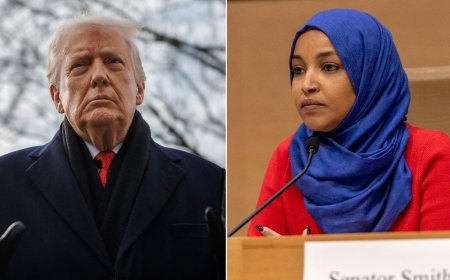 Trump asserts Ilhan Omar should be jailed or booted to Somalia