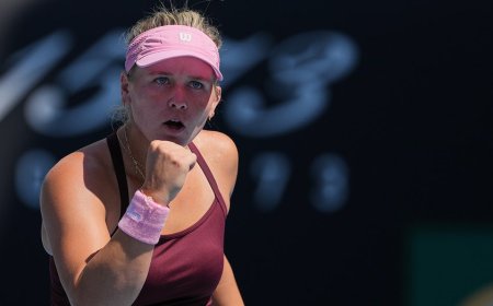 American tennis player has request for Australian Open fan who 'barked' at her in upset win
