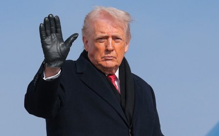 Trump arrives at Indiana-Miami college football national championship