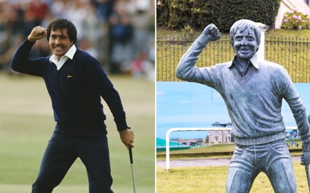 Life-size statue of golf legend Seve Ballesteros stolen from his Spain hometown