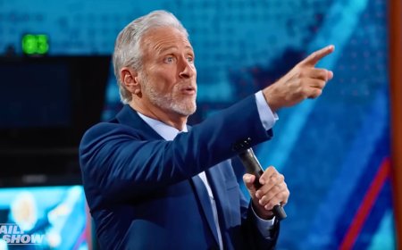 Jon Stewart dismisses call to run for office, warns not to trust TV stars as political leaders