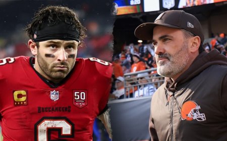 Baker Mayfield welcomes ex-Browns coach Kevin Stefanski to NFC South with pointed message about Browns exit