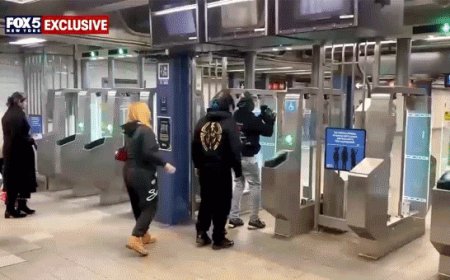 NYC’s $1.1B subway fare gates mocked online as riders easily bypass barriers