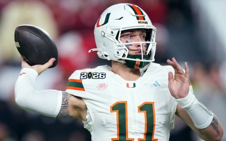 Miami's Carson Beck faces criticism for skipping postgame handshake after national title loss