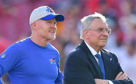 Bills owner dives into reasoning for Sean McDermott firing, blames 'coaching' on lack of wide receiver success