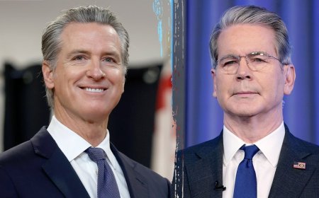 Bessent mocks Newsom at Davos as 'Patrick Bateman meets Sparkle Beach Ken'