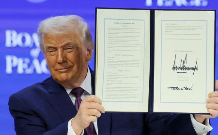 World leaders join Trump to sign Board of Peace agreement and more top headlines