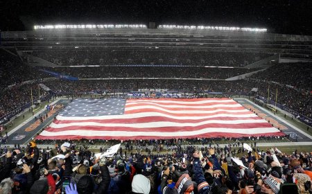 Rams, Bears players go wild for national anthem singer before playoff game