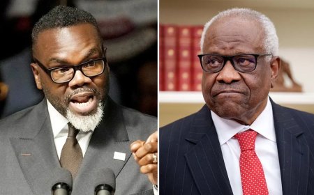 Chicago Mayor Brandon Johnson takes jab at Clarence Thomas while defending city's reparations task force