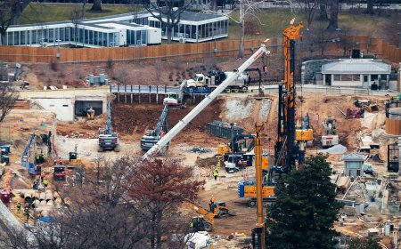Trump says it 'is too late' to stop the White House ballroom construction amid lawsuit