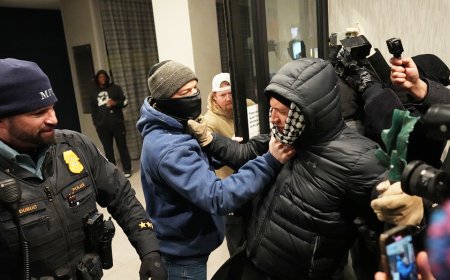 Anti-ICE agitators clash with federal agents at Minneapolis hotel, as agents deploy tear gas, flashbangs