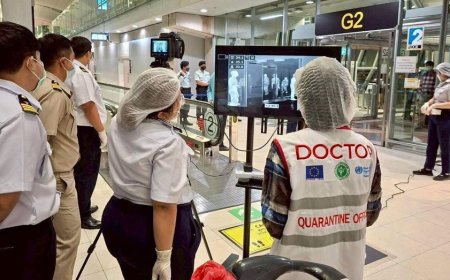 Airports launch COVID-style health checks after outbreak of deadly virus