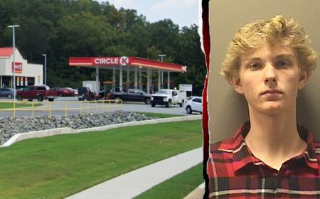 Viral video shows man stomped during chaotic gas station brawl as teen is arrested