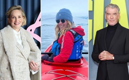 Sharon Stone, Pierce Brosnan cheer on young Midwest woman who’s gone viral for solo row across the Atlantic