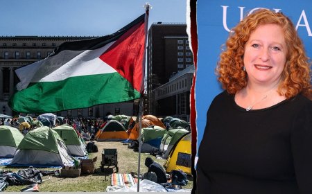 Columbia University anti-Israel group slams new president as 'fascist' over previous encampment bust-up