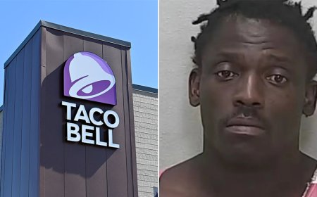 Shirtless Florida man who jumped through Taco Bell window, robbed it with 'large rock' sentenced to 4 years