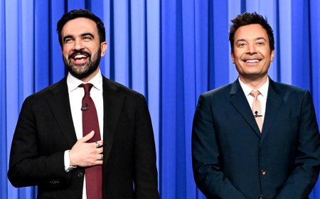 Jimmy Fallon brings out NYC Mayor Zohran Mamdani to recite recycled cold-weather joke