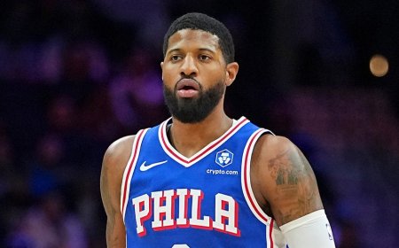 NBA hands 76ers' Paul George 25-game suspension for drug-policy violation