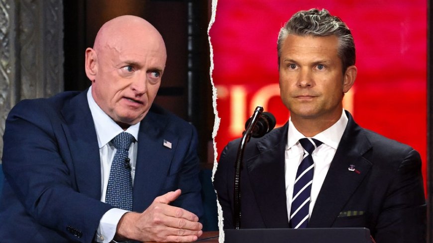 Arizona Sen Kelly sues Hegseth over military pension cuts following video message