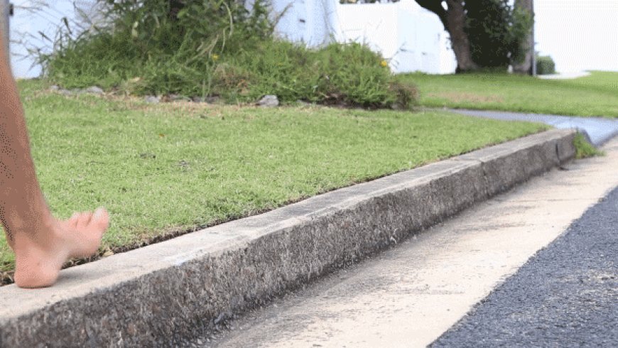 Barefoot walker's extreme travel challenge sparks expert's warning to potential copycats