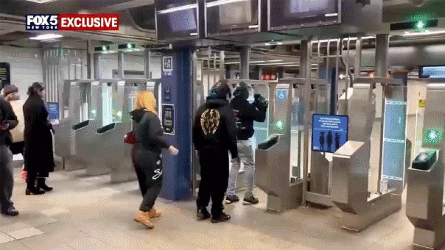 NYC’s $1.1B subway fare gates mocked online as riders easily bypass barriers