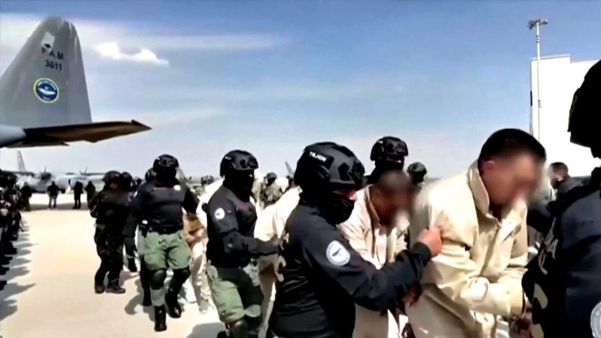 Mexico flies 37 cartel members to US under pressure from Trump admin