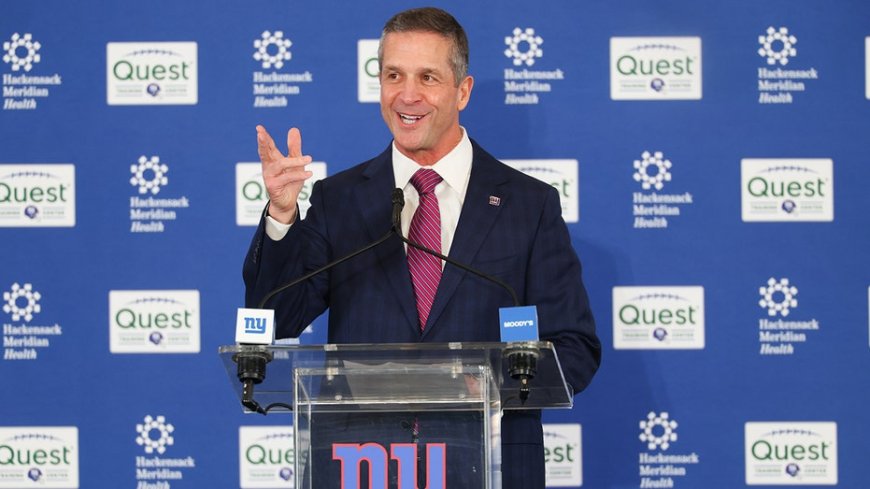 Giants part with longtime executive one day after John Harbaugh introduced as head coach