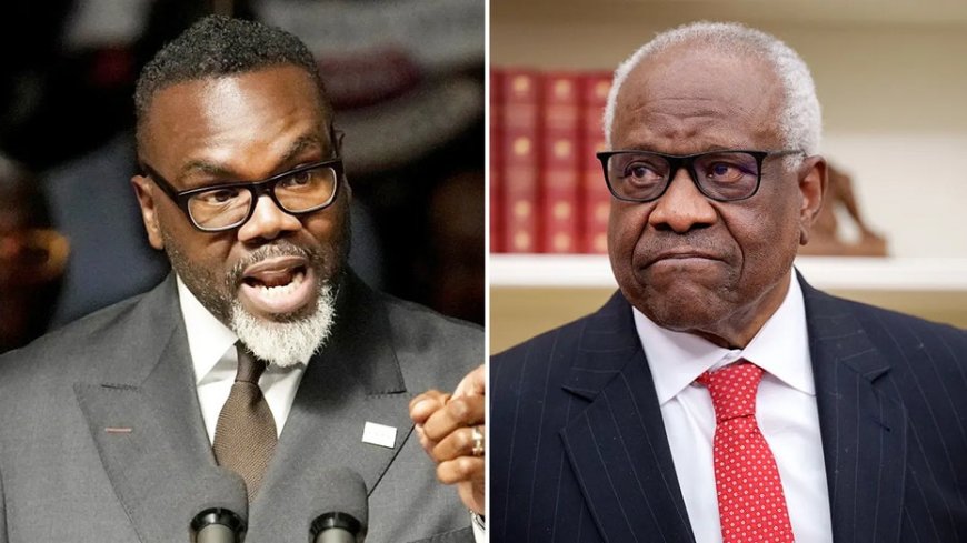 Chicago Mayor Brandon Johnson takes jab at Clarence Thomas while defending city's reparations task force