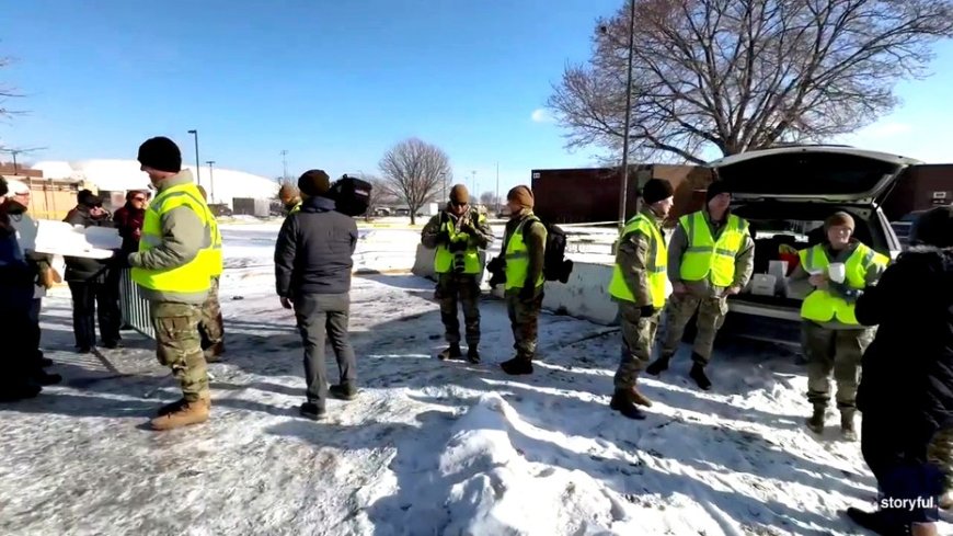 National Guard in Minnesota hands out coffee, donuts to anti-ICE protesters
