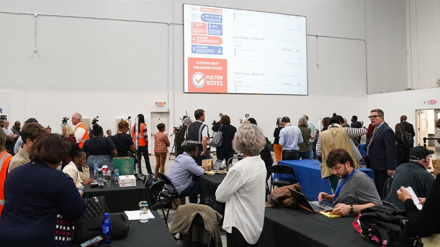 FBI agents search election hub in Fulton County, Georgia