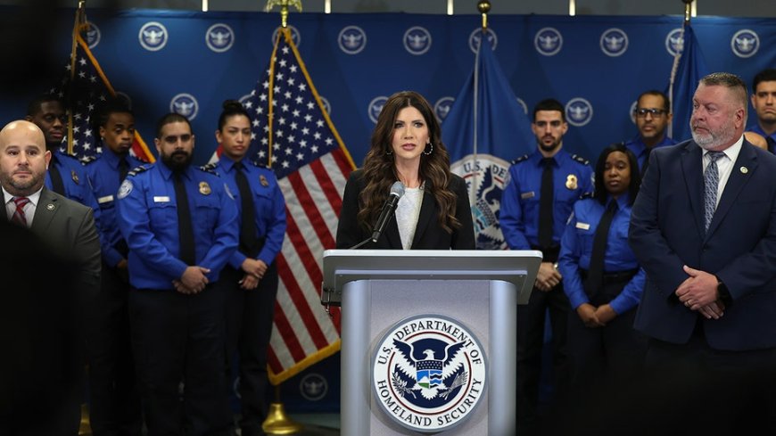 Noem touts TSA success after thousands with terror links barred from flights at major US airport