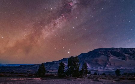 See the Milky Way glow with the stars of the Summer Triangle above Egypt's Black Desert