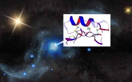 Proteins before planets: How space ice may have created the 1st building blocks of life