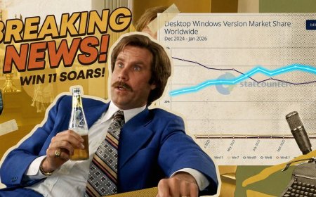 Windows 11 has seemingly burst through the wall — market share skyrockets as OS passes 1 billion users