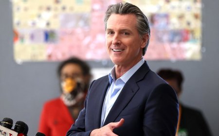 Newsom’s Getty dynasty ties collide with his claims of a struggling childhood