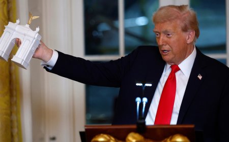 White House fires back at critics calling Trump’s massive arch ‘too big’