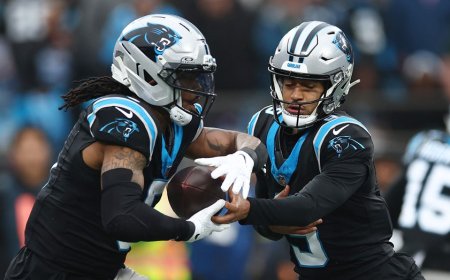 Panthers stars Bryce Young, Rico Dowdle share optimism after making playoffs: 'A starting point in Carolina'