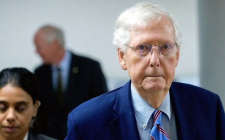 Mitch McConnell hospitalized after experiencing flu-like symptoms over the weekend